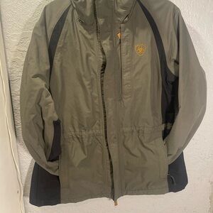 Ariat Olive and Black Military Jacket